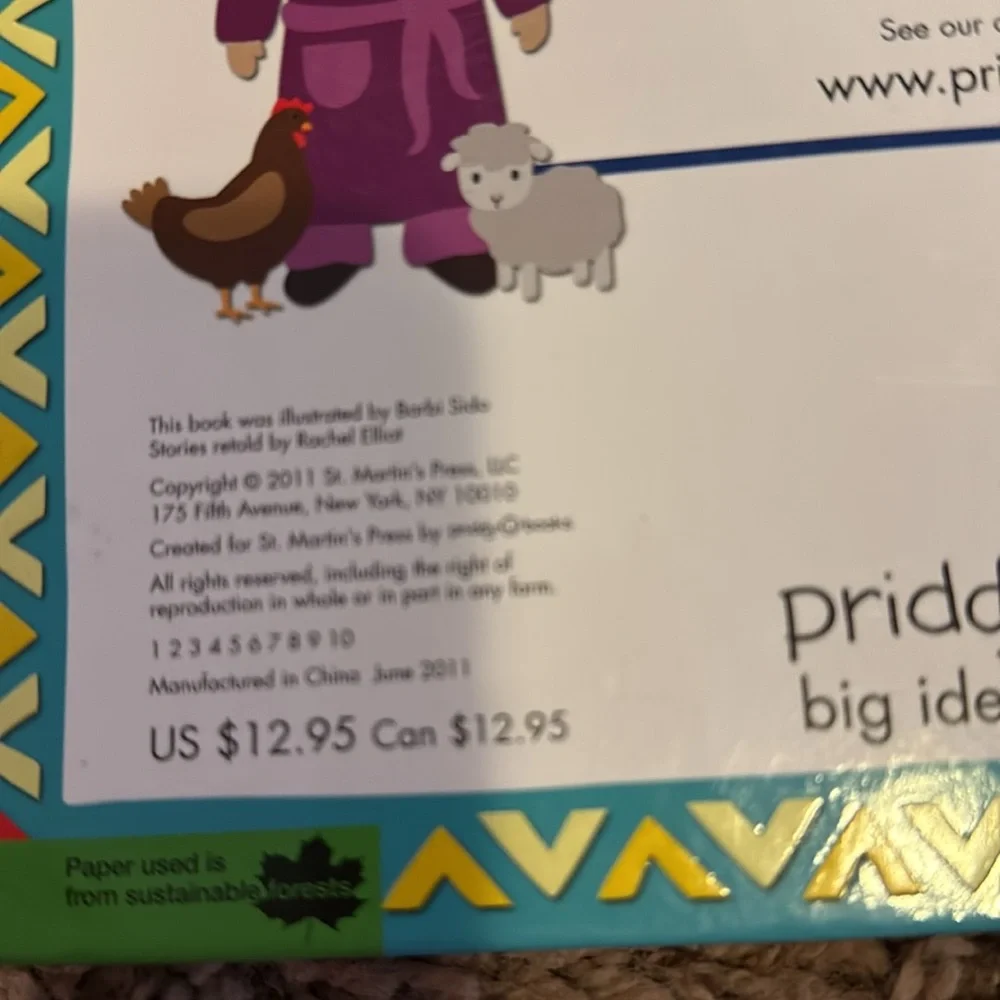 Bible stories book with a read along audio CD USED book inscribed to someone - Picture 10 of 12